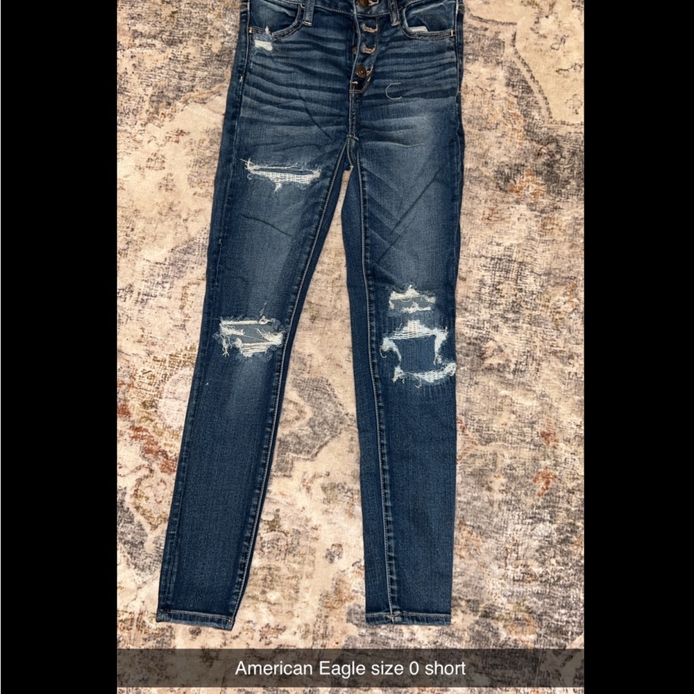 American Eagle Outfitters Women's Blue Jeans